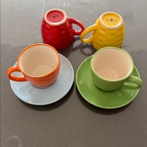 Golden Star Imports Mini Cup & Saucers